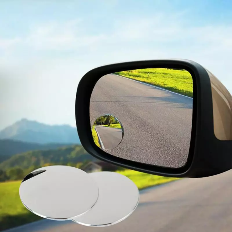 2 قطعة 360 درجة HD العمياء مرآة لسيارة عكس فرملس سامسونج زاوية واسعة مستديرة محدبة مرآة الرؤية الخلفية اكسسوارات السيارات