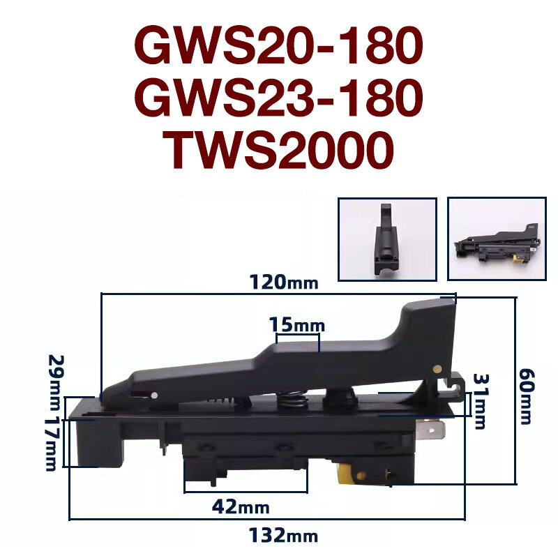 GWS20-180 التبديل استبدال أجزاء لبوش GWS23-180 TWS2000 زاوية طاحونة التبديل