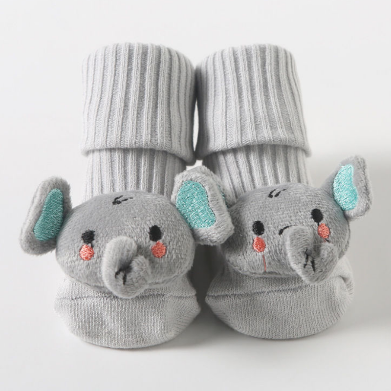 New baby socks warm cotton children's non-slip boys and girls baby socks