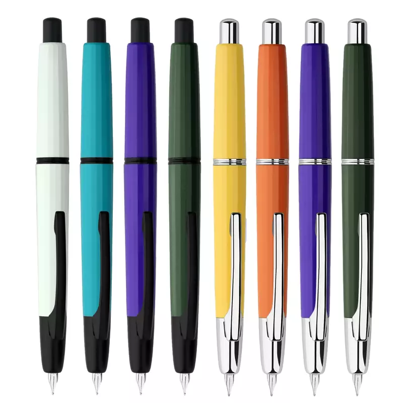 MAJOHN-قلم حبر قابل للسحب ، EF Nib ، 0.4 مللي متر ، قلم حبر من الراتنج ، محول للكتابة ، هدية عيد الميلاد ، أخف وزنا من A1 ، A2 ، جديد