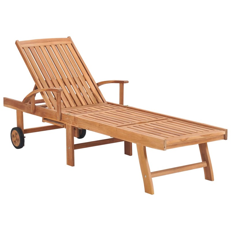 الشمس المتسكعون ، خشب ساج متين الخشب حديقة كرسي كرسي ، أثاث الفناء 195x59.5x35 cm
