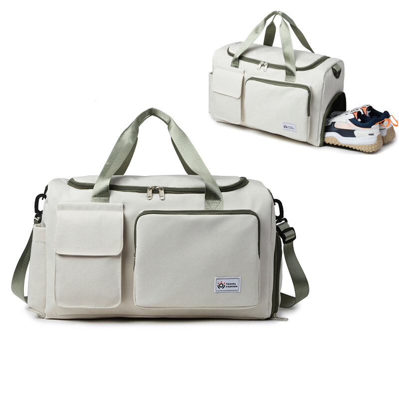 Large Capacity Fashion Travel Bag Waterproof Multi-functional Luggage Bag Sports Bag Bussiness Trip