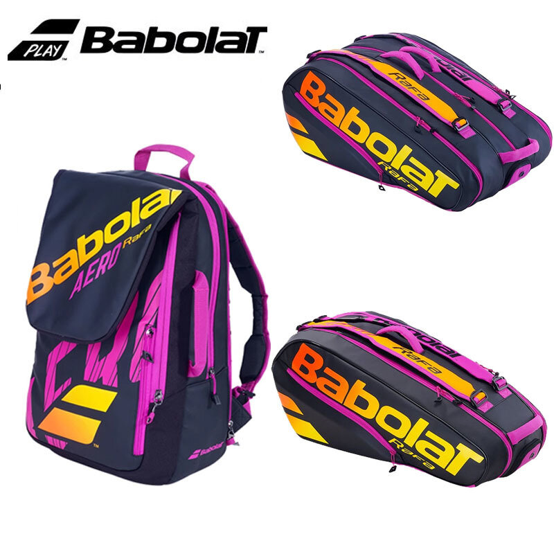 حقيبة ظهر أصلية لرياضة التنس من طراز BABOLAT موديل PURE AERO RAFA 1st الجيل الثاني حقيبة مضارب تنس 3R 6R 12R حقائب تنس للإسكواش