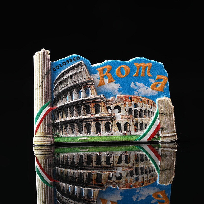 الراتنج ملصقات المغناطيسي للثلاجة لطيف إيطاليا روما السفر تذكارية ديكور للمطبخ الثلاجة ملصقات المغناطيسي ديكور