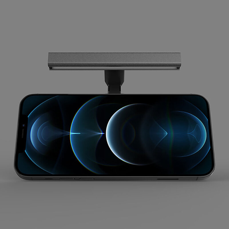 E-kong شاشة الهاتف المحمول   شريط إضاءة معلق قابل لإعادة الشحن 2 في 1 شاشة متعددة الوظائف LED مصباح الهاتف الذكي حامل مغناطيسي يدعم iPhone Xiaomi Samsung Huawei