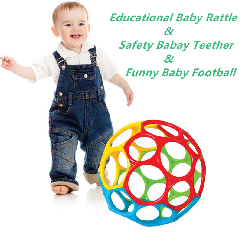 خشخيشات الأطفال لعبة كرة لينة لحديثي الولادة لعبة تمارين استيعاب جرس يدوي تطوير الذكاء ألعاب تعليمية للأطفال