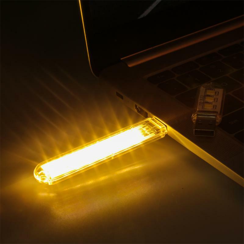 USB 3-24 المصابيح ضوء الليل شحن الكنز 5 فولت مجال القرص الكمبيوتر التخييم طالب عنبر