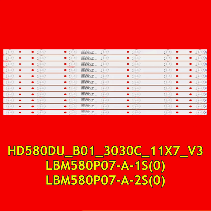 إضاءة خلفية تلفاز ليد لشريط LED58EC620UA LED58K320U HD580DU_B01_3030C_11X7_V3 LBM580P07-A-2S(0)