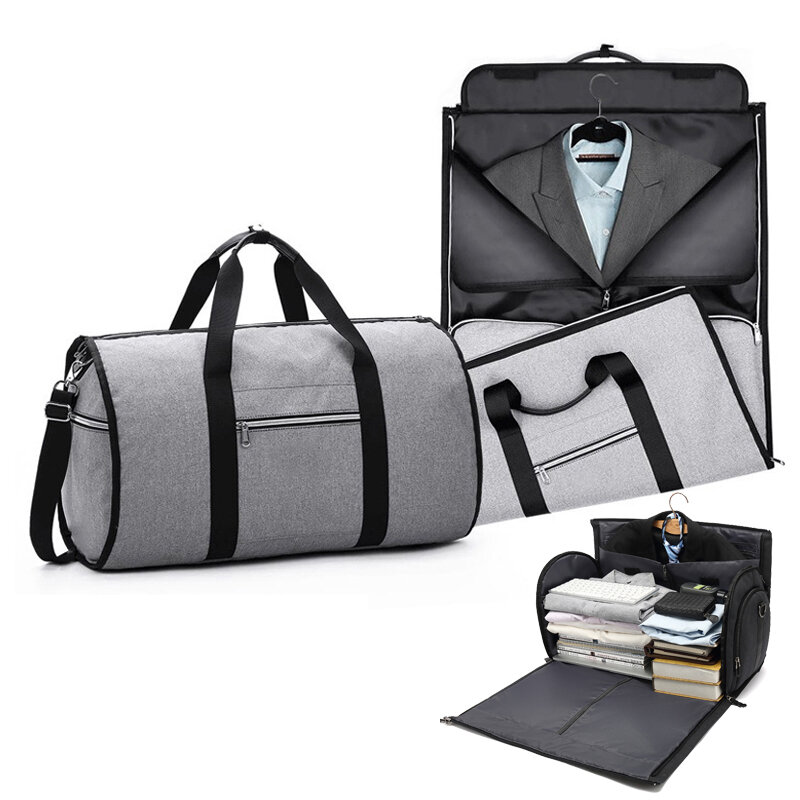 حقائب الملابس المحمولة للرجال ، حقيبة سفر الأعمال لحامل البدلة ، حقائب الكتف واق من المطر سعة كبيرة ، الأمتعة XA76M