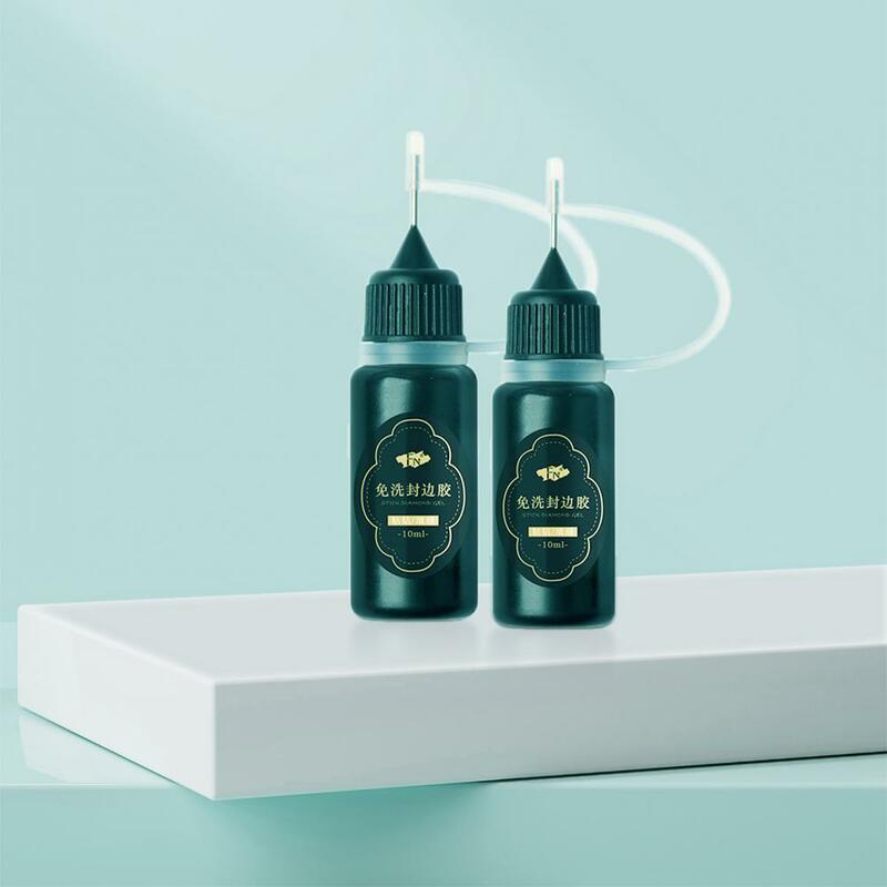 10ml Nail Art Glue User-friendly Strong Stickiness Compact Rhinestones Decorations No Wipe Liquid Glue Beauty Supplies