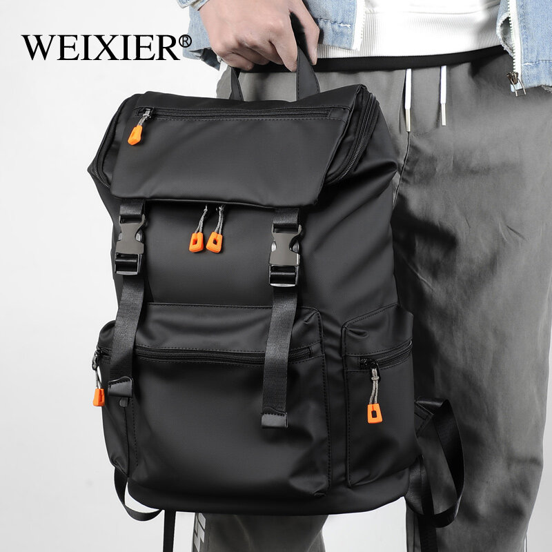 WEIXIER حقيبة ظهر رجال الأعمال والترفيه سعة كبيرة حقيبة سفر الكمبيوتر على ظهره حقيبة ظهر طالب المدرسة الثانوية