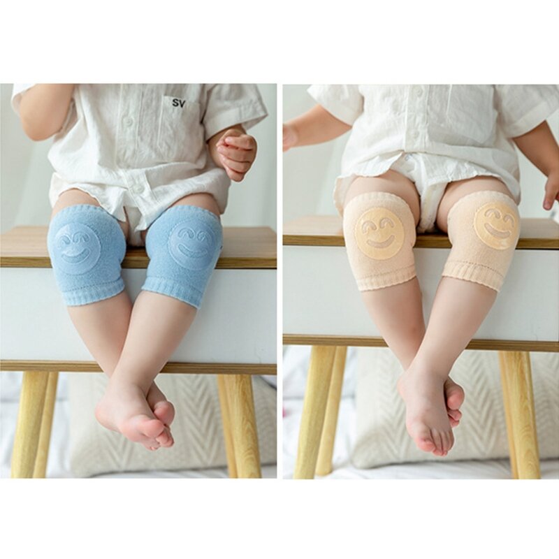 زوج واحد من واقيات الركبة المضادة للانزلاق للرضع ، وسادة كوع آمنة للأطفال الصغار ، جهاز تدفئة الساق ، واقي دعم الركبة