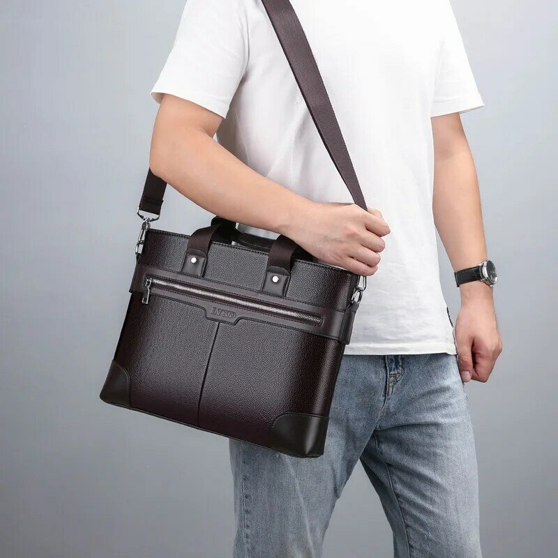 2022 رجال الأعمال الموضة حقيبة بو الجلود الصلبة حقيبة كتف الذكور محمول حقائب حقيبة ساع حقائب اليد