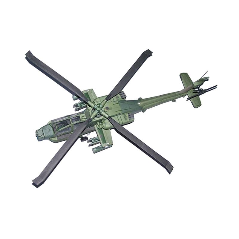 مجموعات بناء طائرات الهليكوبتر للأطفال والكبار ، ألغاز مقاتلات ثلاثية الأبعاد ، ، AH ، 64A