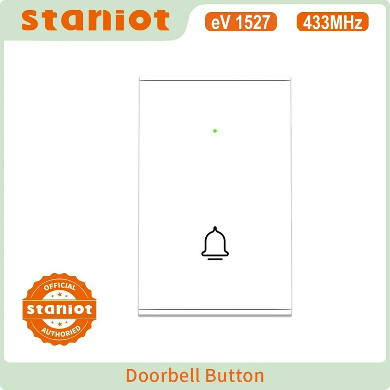 Staniot B100 اللاسلكية جرس الباب تويا المنزل الذكي طقم حماية الأمن فيديو الجرس 433Mhz لنظام إنذار ضد السرقة GSM
