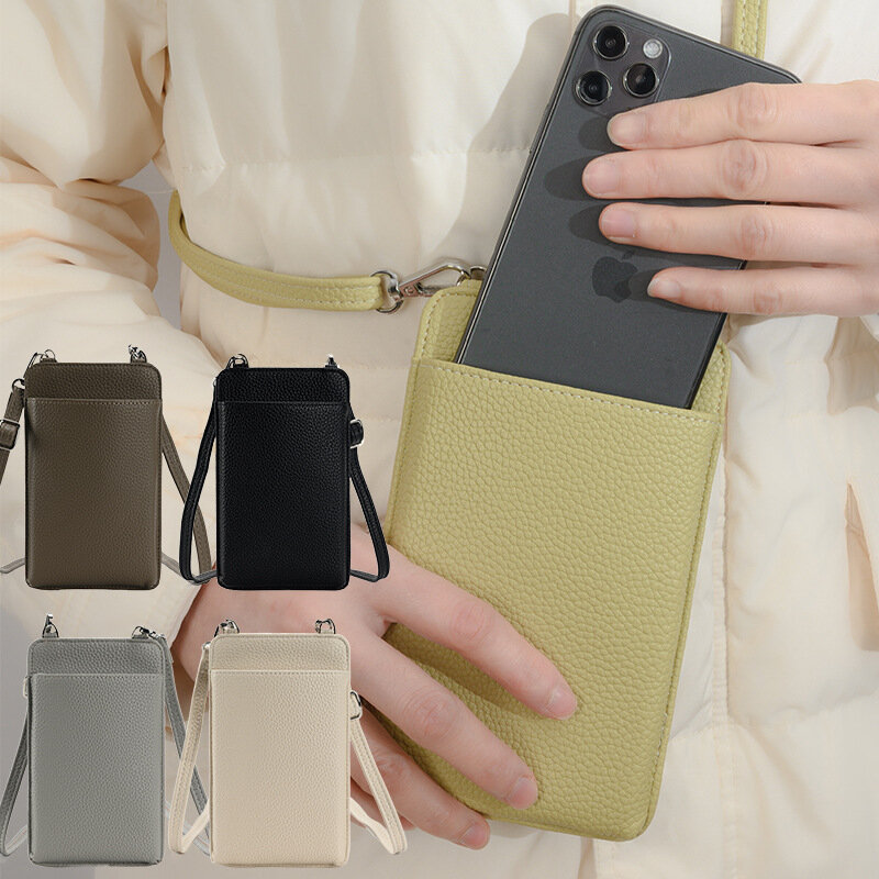 حقائب صغيرة متقاطعة مع الجسم للنساء ، حقيبة هاتف خلوي مصممة ، محافظ ، حزام قابل للتعديل ، محفظة نقود ، سفر ، جلد PU ، جديد ،