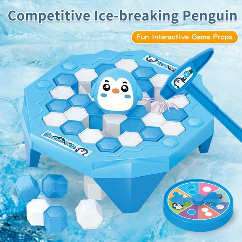 حفظ البطريق على لعبة الجليد ، كسر لعبة لعبة ، كسر فخ ، لعبة لوحة تفاعلية الجليد ، حفلة عائلية