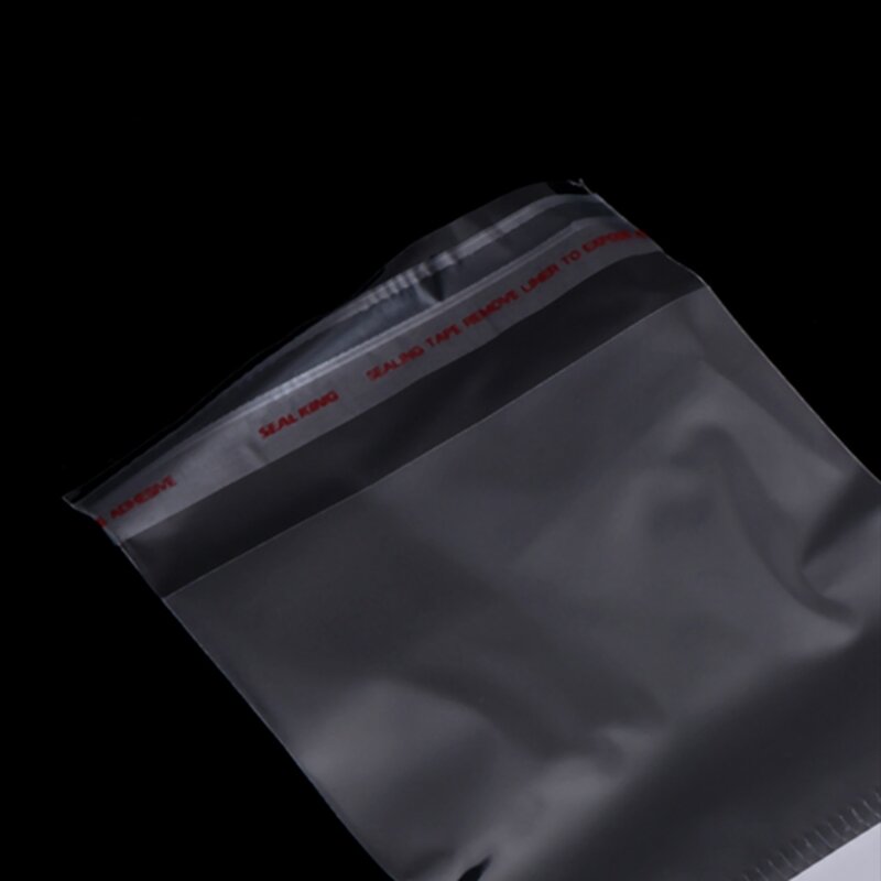 حقيبة ذاتية اللصق حقيبة بلاستيكية شفافة حقيبة ذاتية اللصق نحيلة الذاتي حقيبة عزل ملعقة حقيبة تغليف أدوات المائدة