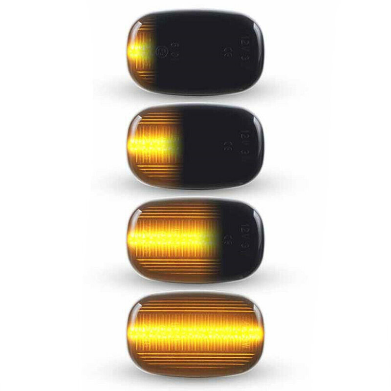 2 قطعة LED الديناميكي الجانب ماركر بدوره إشارة أضواء مؤشر مصباح لتويوتا كورولا RAV4 بريوس يارس كامري هايلكس هرير