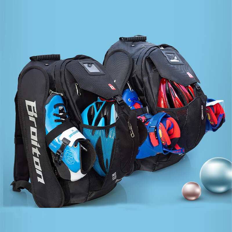 حقيبة تزلج احترافية حقيبة تزلج مضمنة باللونين الأسود والأزرق والوردي والوردي حقيبة تزلج على الجليد لغرف 3X110mm و4x100mm و4x110mm