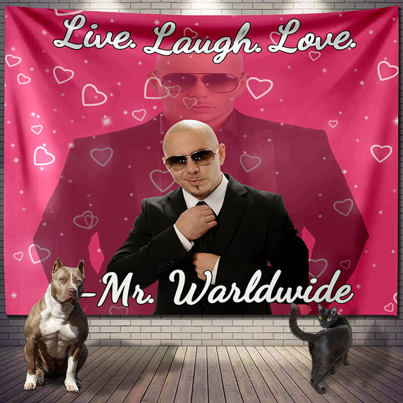 Mr 305 Pitbull Worldwide بساط هيبي النسيج مكرامية الجدار الشنق غرفة الشاطئ ديكور القماش السجاد اليوغا الحصير ورقة أريكة بطانية