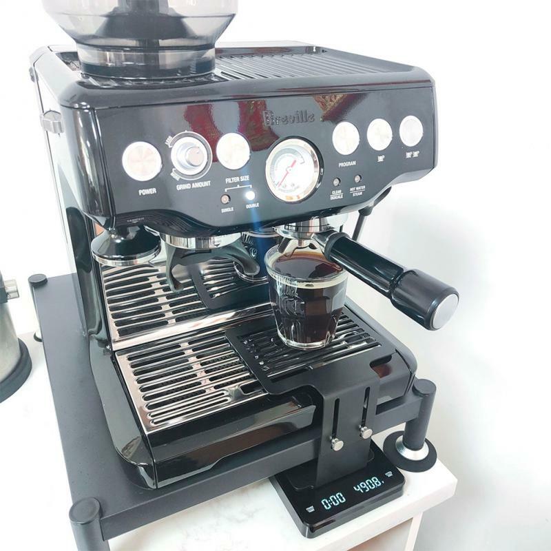 ل ماكينة القهوة ميزان إلكتروني رف القهوة مقياس خاص الرف دعم القهوة استخراج وزنها قابل للتعديل القهوة الرف