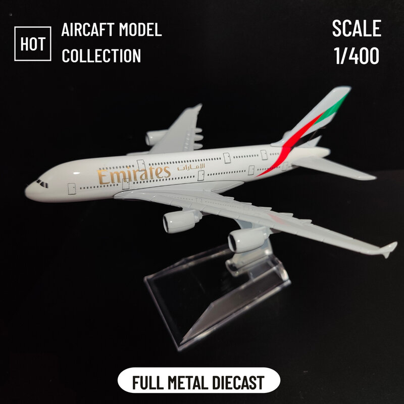مقياس 1:400 طائرة معدنية طبق الاصل طيران الإمارات A380 B777 طائرة دييكاست نموذج طائرة الطيران ألعاب قابلة للجمع للأولاد