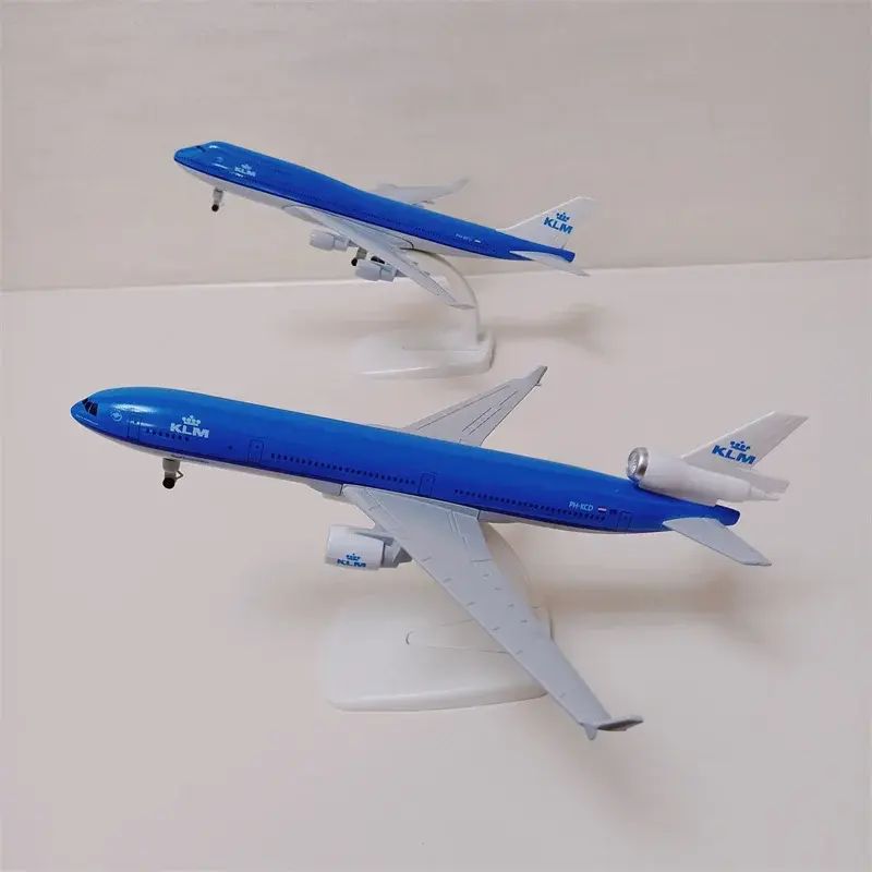 20 سنتيمتر هولندا KLM الخطوط الجوية MD MD-11 الخطوط الجوية KLM بوينغ B747 Diecast نموذج طائرة سبيكة طائرة الهواء نموذج ث عجلات الطائرات