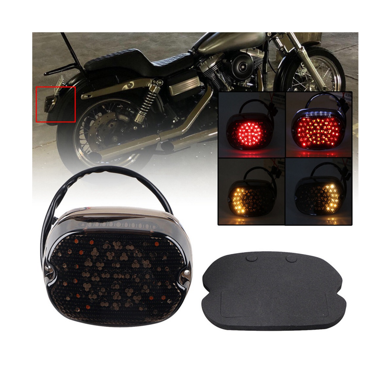 دراجة نارية LED الفرامل الذيل ضوء ، المتكاملة بدوره إشارة ل هارلي سبورتستر داينا