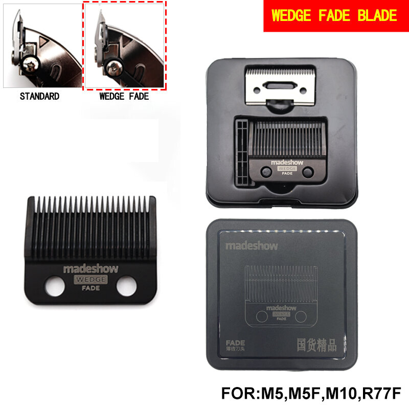 ماكينة قص الشعر من Madeshow Kulilang M5(F) M10 R66 R77F ماكينة قص الشعر ذات النصل النحيف للغاية قطع غيار أصلية