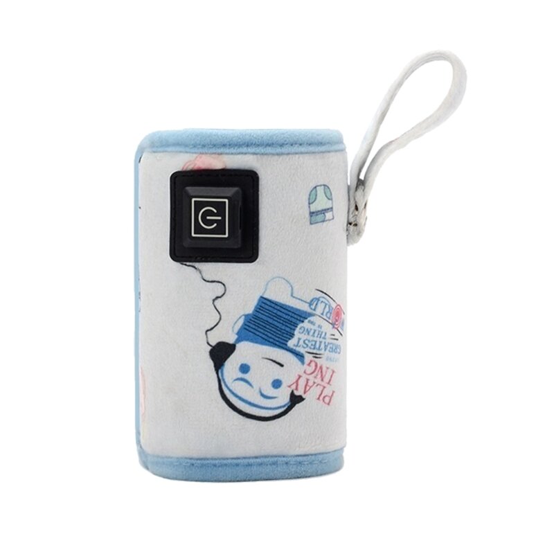 المحمولة دفئا زجاجة الرضع USB السفر زجاجة رضاعة غطاء حارس دافئ لماء الحليب ملحقات التمريض في الهواء الطلق