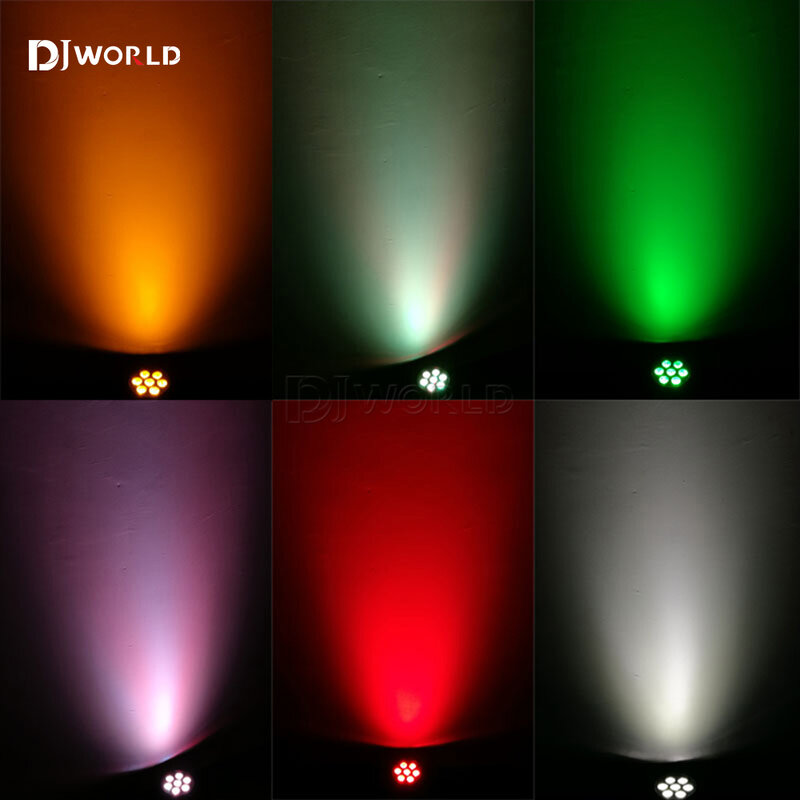 2 قطعة LED 7x18 واط تتحرك رئيس ضوء RGBWA + UV 6IN1 المهنية المرحلة تأثير 10/15DMX غسل ضوء ل ديسكو DJ موسيقى حفلة الرقص نادي