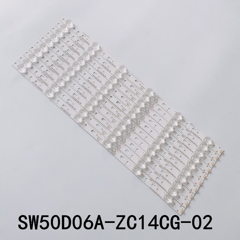 10 قطعة LED الخلفية قطاع ل SW50D06A-ZC14CG-02 50E390E 50S9 K50J TF-LED50S13T2 PPTV-50C2S V500HJ1-PE8 RDL500FY 303SW500031