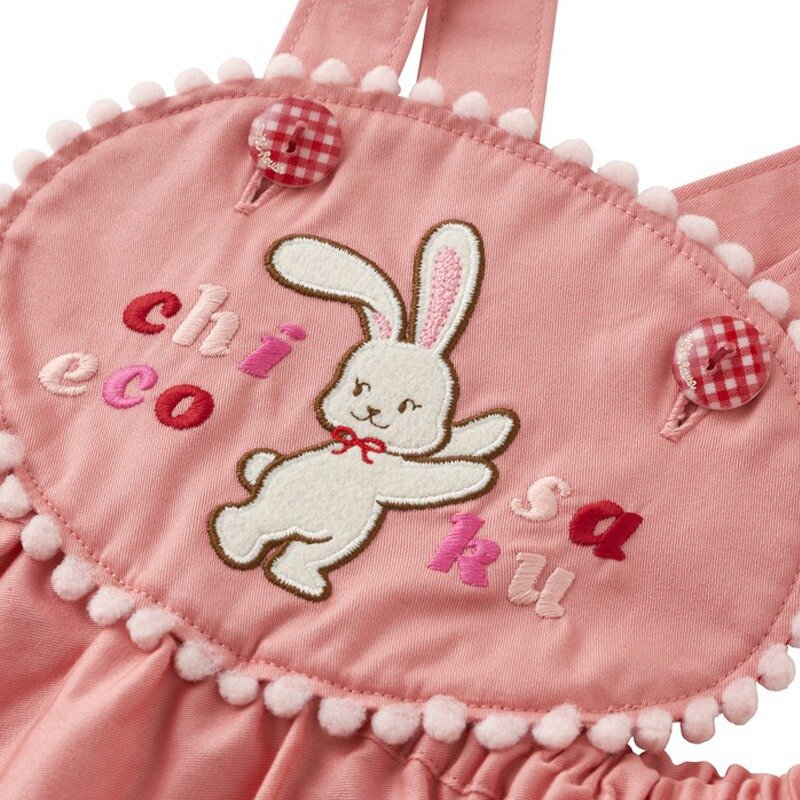 تنورة أرنب غير رسمية للفتيات ، تنورات أطفال يابانية ، أرواب أطفال ، ملابس أطفال ، الصيف