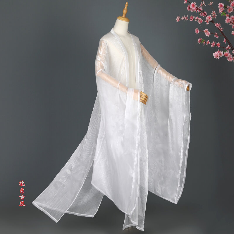 النمط القديم الجليد زهرة الموجبة الشيفون Hanfu الصينية التقليدية هان الملابس متعدد الألوان طويلة الأكمام واقية من الشمس رداء