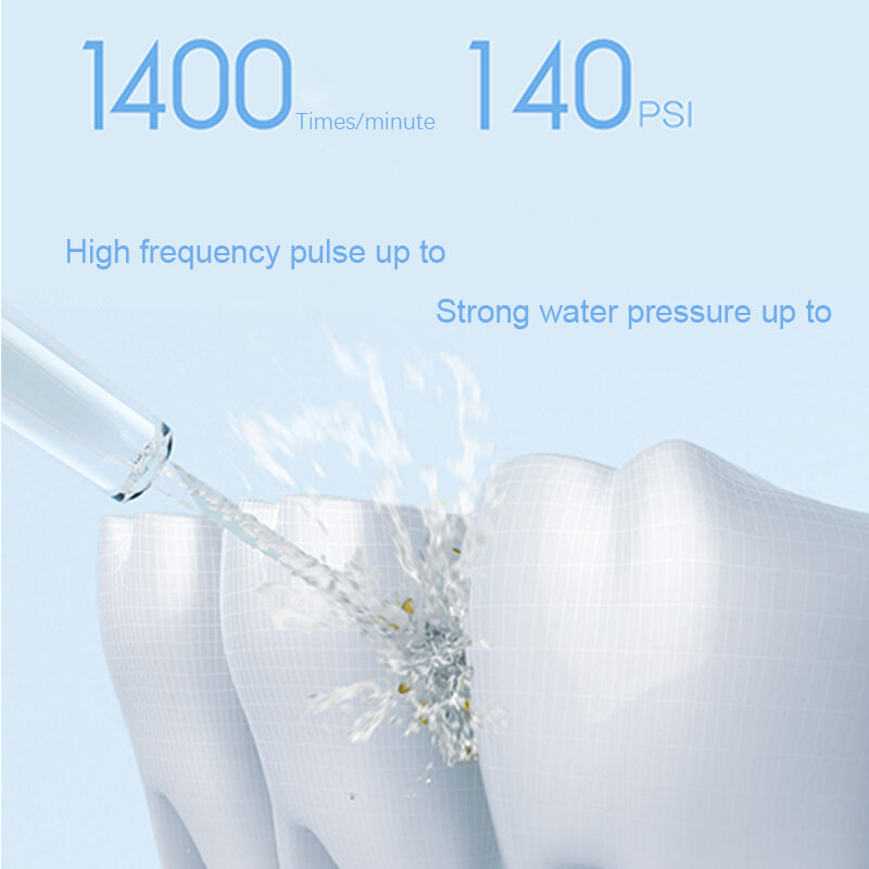 الأصلي شاومي Mijia الفم الري الأسنان الري MEO701 المحمولة بالموجات فوق الصوتية الأسنان الفم فلوشير اختيار المياه الأسنان الأنظف