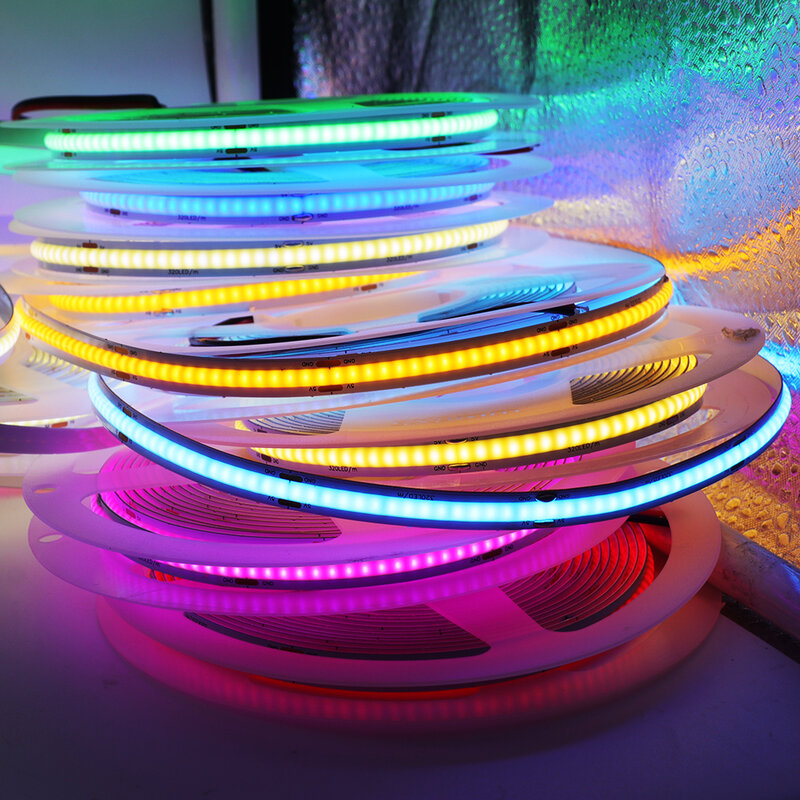 أضواء شريط LED مرنة للتلفزيون ، حبل الشريط ، مصباح ليلي ، أبيض ، جليد ، أزرق ، وردي ، أصفر ، وردي ، وردي ، أحمر ، USB ، DC 5V ، Leds/m