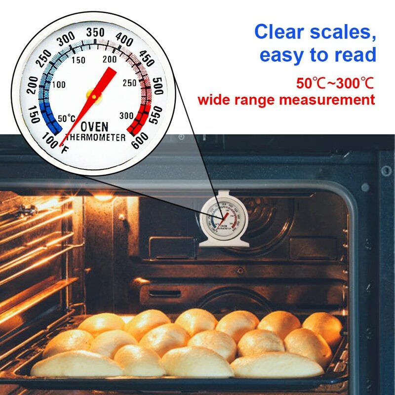 300 درجة مئوية فرن من الفولاذ المقاوم للصدأ ميزان الحرارة صغير الهاتفي الوقوف مقياس درجة الحرارة الخبز الغذاء اللحوم شواء ميزان الحرارة الطبخ المطبخ أداة