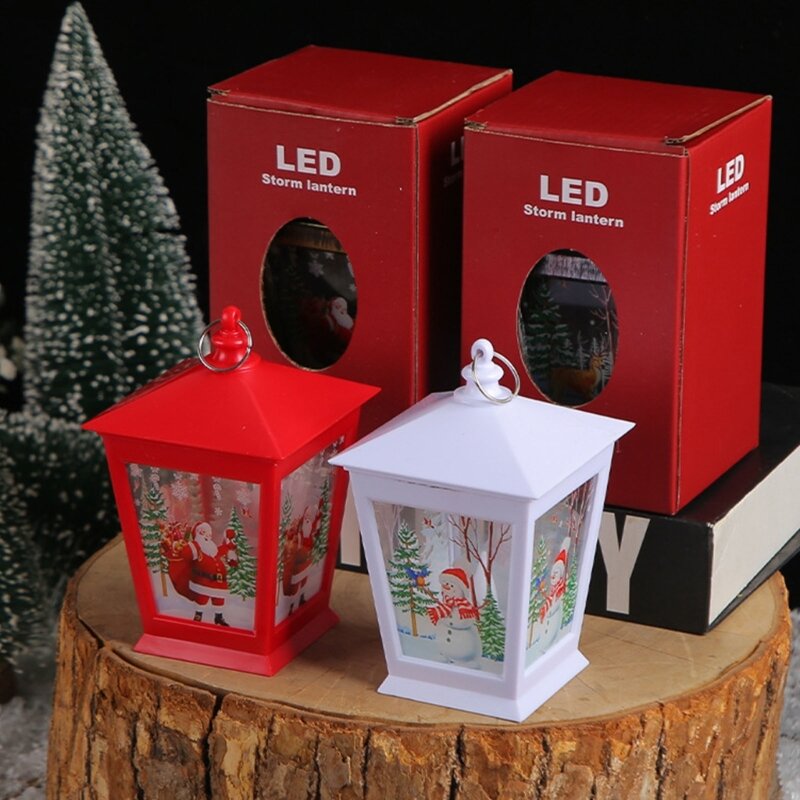 مصباح عيد الميلاد للرياح على شكل منزل فريد من نوعه ، مصابيح LED محمولة على شكل الرياح