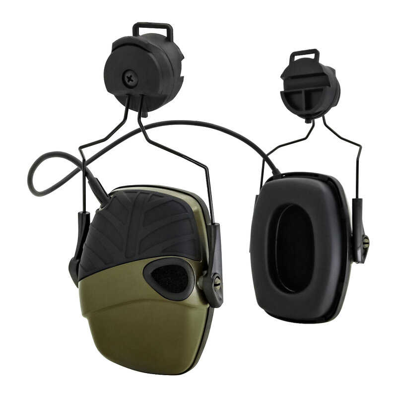 خوذة رماية إلكترونية ، نسخة مثبتة ، للصيد ، تقليل الضوضاء ، حماية السمع