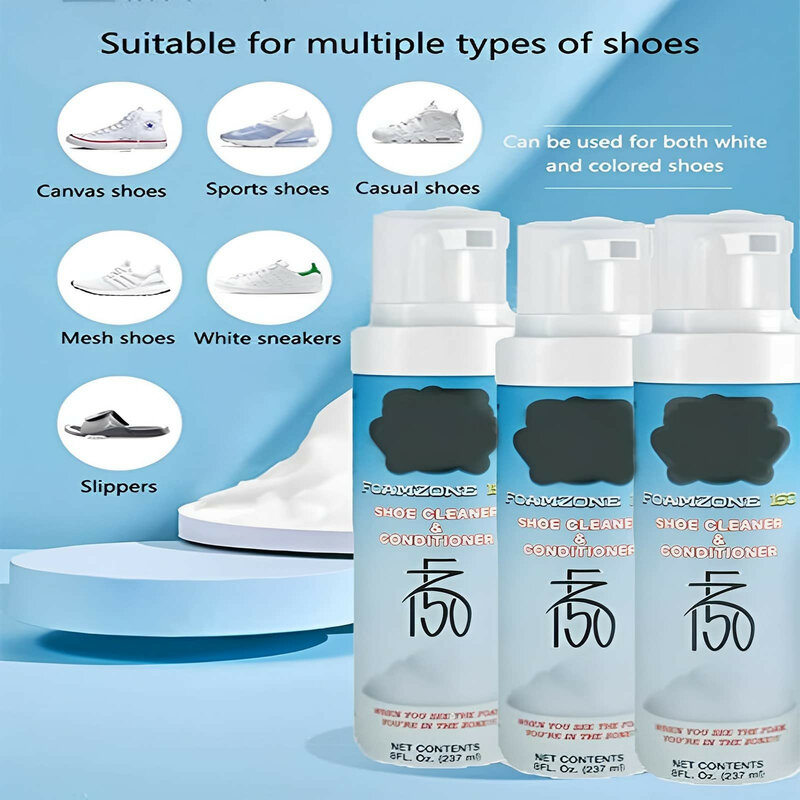 30 مللي أحذية بيضاء نظافة التطهير العطرية للأحذية فرشاة الأحذية أنواع متعددة من الأحذية تنظيف مع صنع أداة تنظيف الشريط