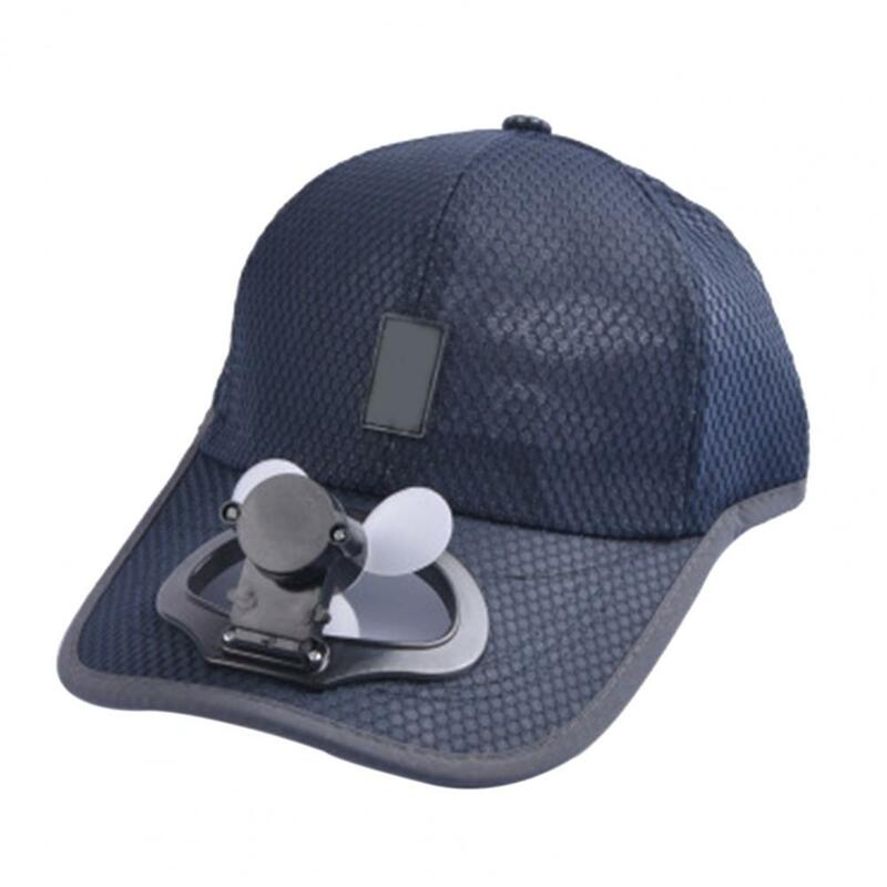 قبعة بيسبول مع USB قابلة لإعادة الشحن ، مروحة تبريد صغيرة ، قطن واقي من الشمس ، شبكة صيفية ، قبعة سائقي الشاحنات للخارج ، واقي من الشمس