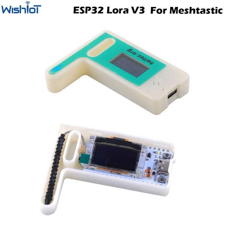 لوحة تطوير ESP32 V3 Lora مع حافظة لأردوينو IOT ، شاشة OLED ، SX1262 ، دعم رقاقة ، BLE5 ، WiFi ، طقم 2
