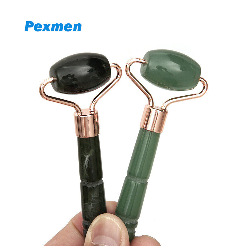Pexmen-بكرات مضادة للشيخوخة وأداة Gua Sha للوجه ، مدلك الوجه والجسم ، جهاز توجيه العناية بالبشرة ، رفع التصريف اللمفاوي
