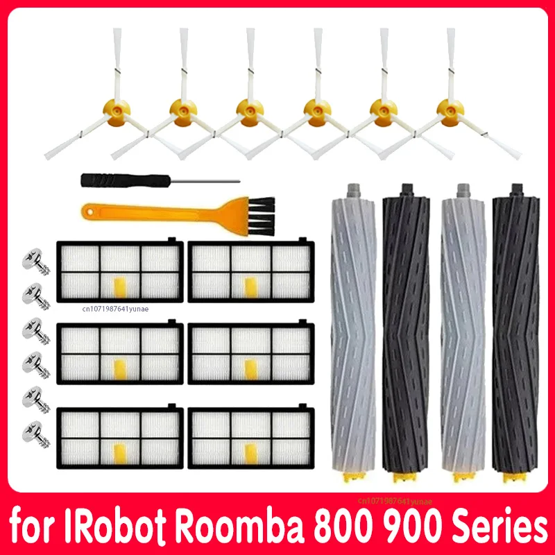 فلتر Hepa لـ iRobot Roomba ، أجزاء ، فرشاة جانبية رئيسية ، كيس غبار ، سلسلة ، ، ، من من من من من Hepa ، طقم