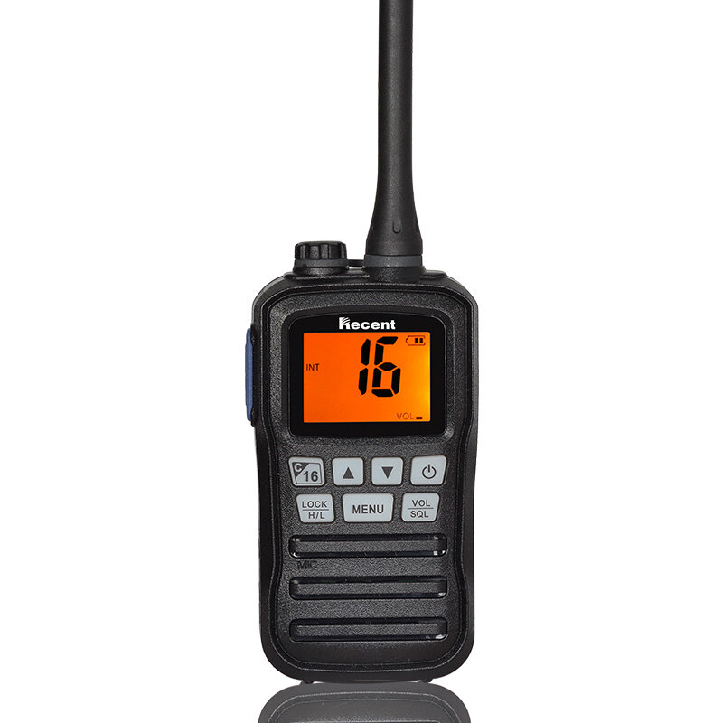 راديو بحري VHF ، IP67 مقاوم للماء ، محطة راديو عائمة محمولة باليد ، جهاز اتصال لاسلكي ، إلى من MHz