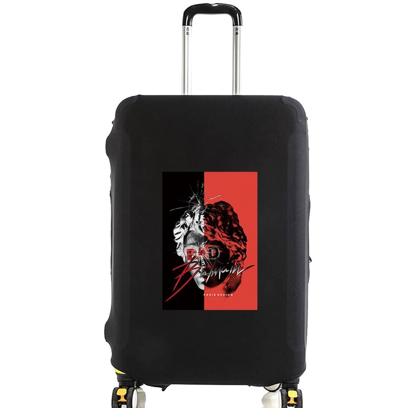 موضة للجنسين حقيبة الأمتعة حقيبة الغطاء الواقي النحت نمط السفر مطاطا الأمتعة غطاء غبار تطبيق 18-32 حقيبة