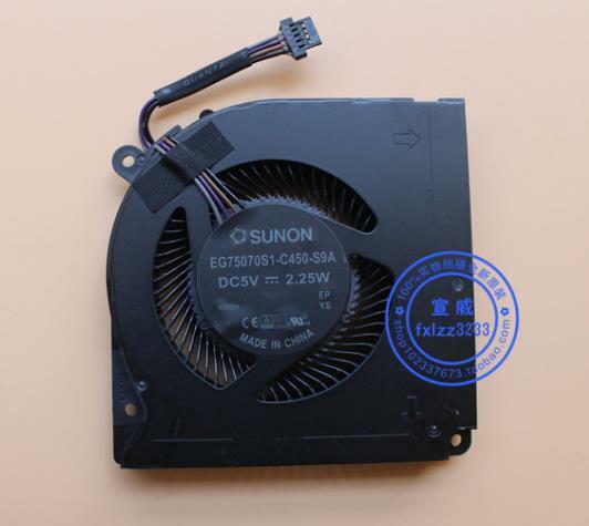 الأصلي الجديد وحدة المعالجة المركزية مروحة التبريد ل SUNON EG75070S1-C450-S9A مروحة الكمبيوتر المحمول EG50060S1-C380-S9A