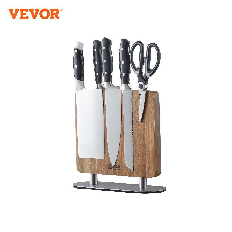 VEVOR-كتلة سكين المغناطيسي للمنزل ، حامل Knife ، حامل سكين مزدوج الوجهين ، تخزين متعدد الوظائف ، رف السكاكين ، المطبخ