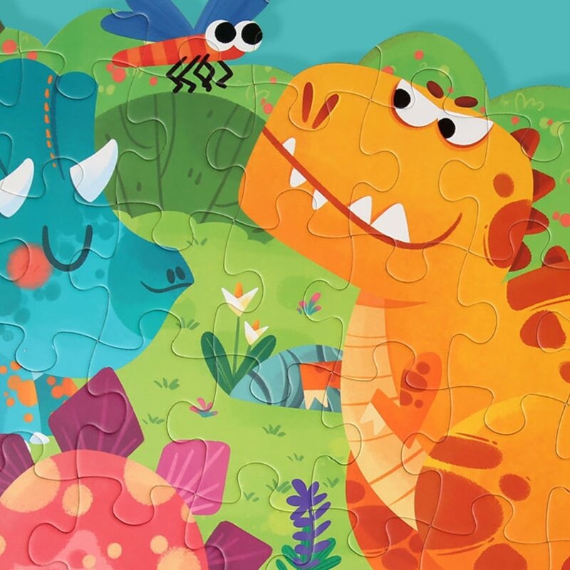 60 قطعة من ألغاز الرسوم المتحركة للأطفال ألغاز تعليمية للأطفال الأولاد والبنات